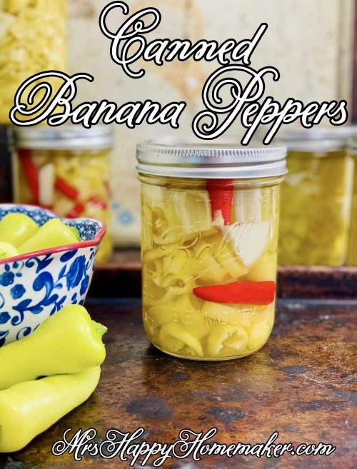 Canned banana peppers