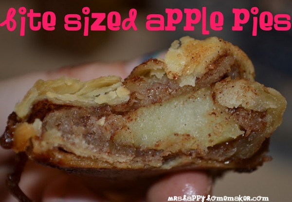 Bite Sized Apple Pies {5 Ingredients}