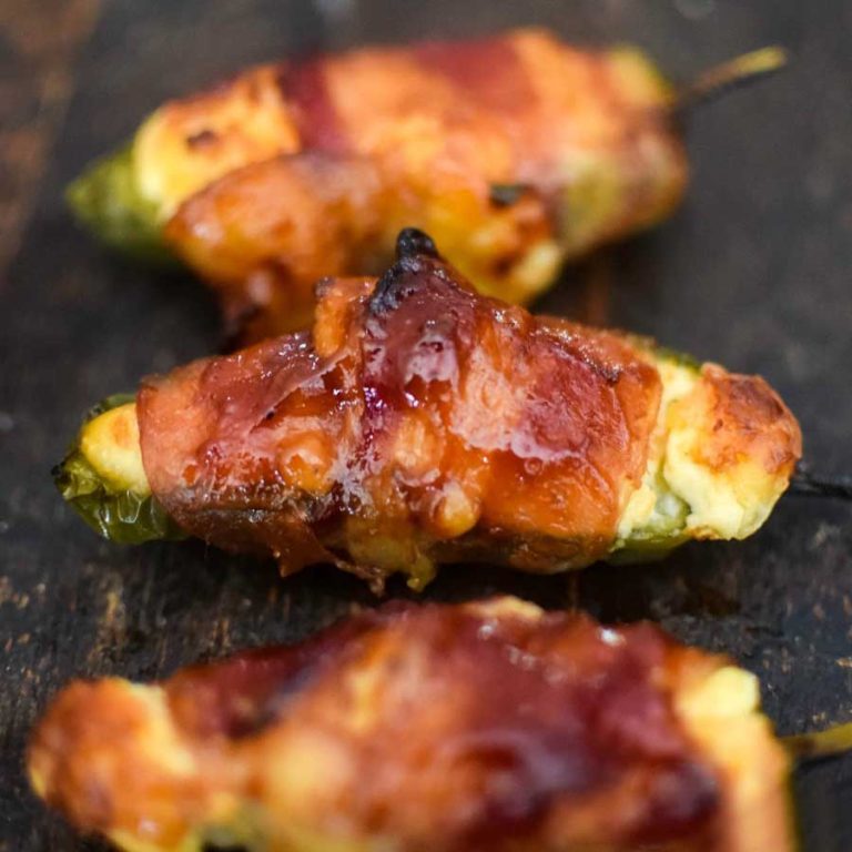 Bacon Wrapped Jalapeno Poppers (The Perfect Party Appetizer)