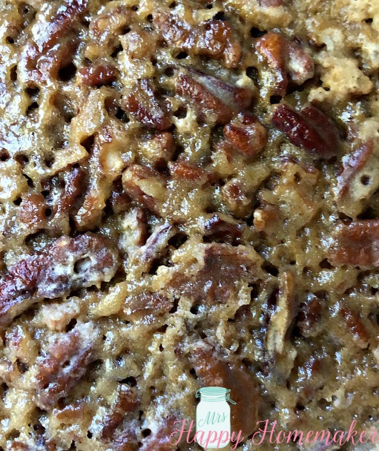 Crockpot Pecan Pie Cake