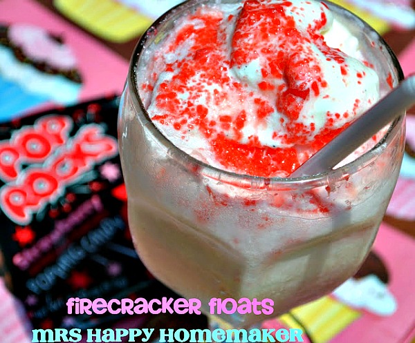 Firecracker Floats with Pop Rocks