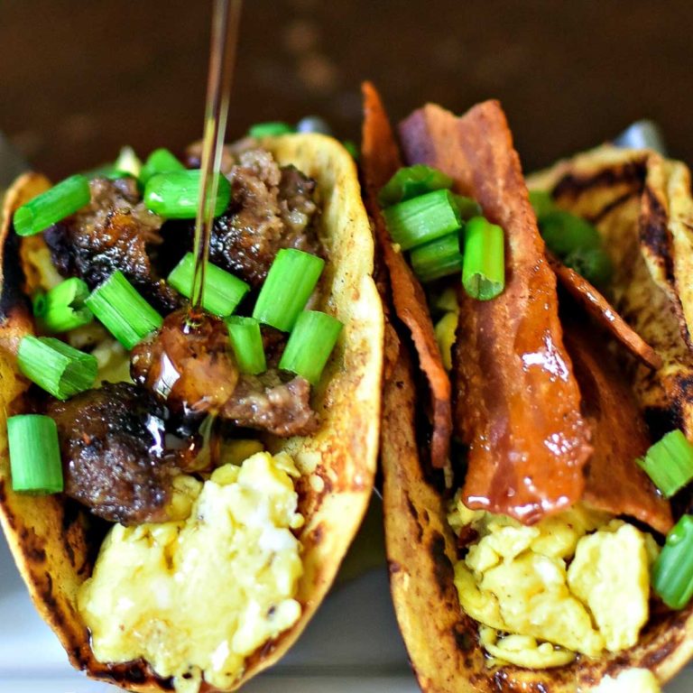 french toast tacos