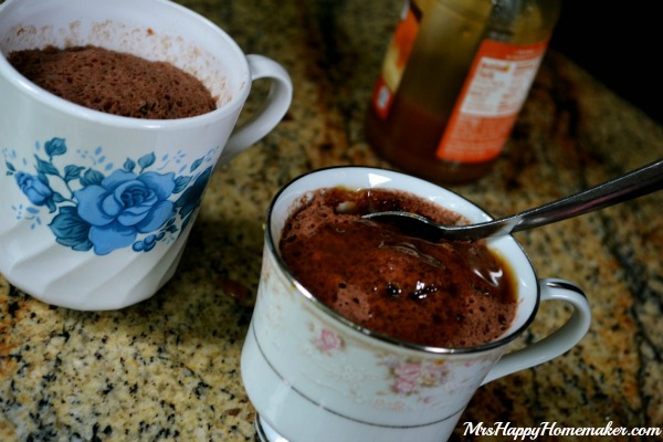 3-2-1 Microwave Mug Cake