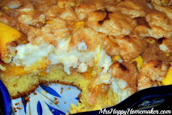 Peaches and Cream Cake