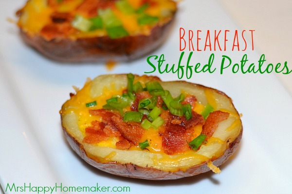 Twice Baked Breakfast Potatoes