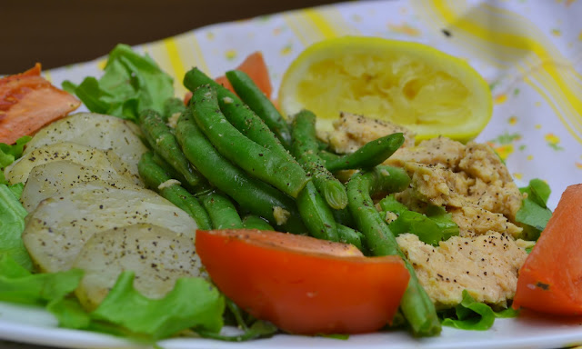 Salmon, Potato, and Green Bean Salad