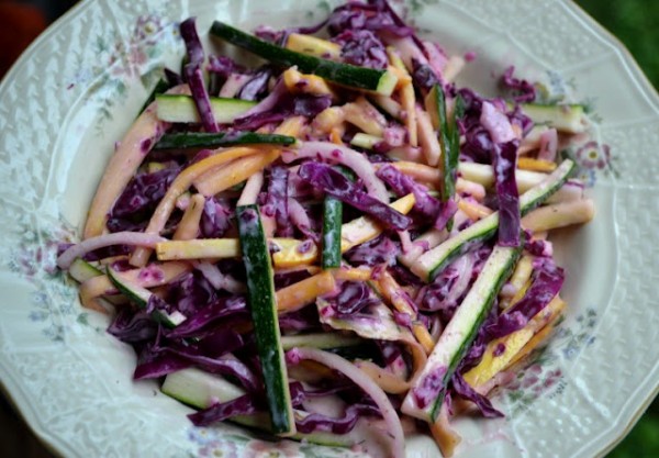 Summer Squash Cole Slaw