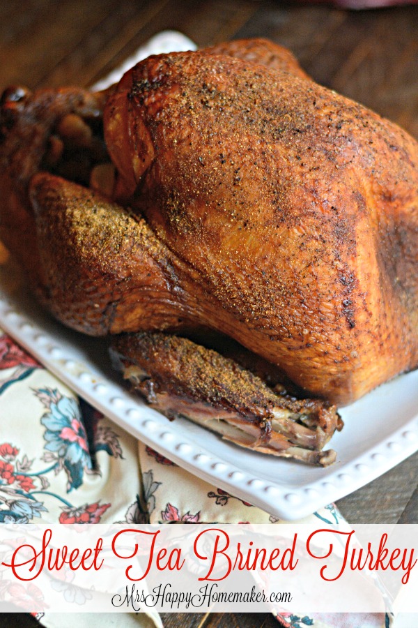 Juicy Sweet Tea Brined Turkey