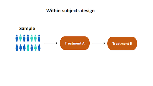 Within subjects design